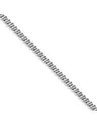 Genuine .925 Sterling Silver Rhodium Plated Diamond Bracelet 8.3 Grams . 100% Satisfaction Guaranteed.