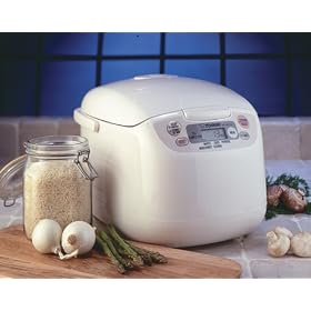 High Technology Zojirushi NS-MYC18 Micom Fuzzy Logic 10 Cup Rice Cooker and Warmer with Four Rice Settings