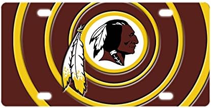 Too Amazing Custom Washington Redskins Metal License Plate Auto Tag 6" X 12" with 4 holes(NEW)