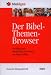 Bibelausgaben, Deutsche Bibelgesellschaft : Der Bibel-Themen-Browser, 1 CD-ROM Die Bibel nach Stichworten erschlossen. Bibeltext (Lutherbibel 1984) und Themenkonkordanz mit &uuml;ber 800 Stichw&ouml;rtern und Bibelprogramm MFchi. F&uuml;r Windows ab 98