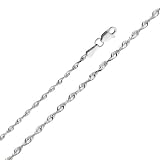 14KWhiteGold1.5mmDiamond-CutSolidRopeChainNecklacewithLobsterClawClasp-24