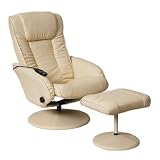 Leather Massage Swivel Recliner Chair