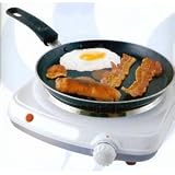 Lloytron E833WH Single Hot Plate Hotplate Compact Portable White  from Lloydtron