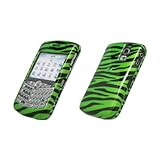 Premium Green and Black Zebra Design Snap-On Cover Hard Case Cell Phone Pro ....