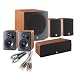 Q Acoustics 1000 Cinema 1010i 5.1 (new 'i' version!) award-winning speakers in (Cherry) + Creative Audio �155 cable bundle (see below for details). 2 Year Guarantee.