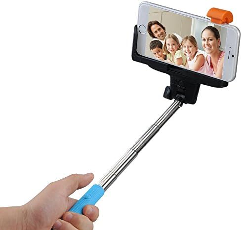 iSnap Pro 3-In-1 Self-portrait Monopod Extendable Selfie Stick with built-in Bluetooth Remote Shutter With Adjustable Grip Holder for iPhone 6, iPhone 5, Samsung Galaxy S5, Android