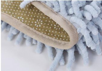 Eforgift Comtemporary Non-slip Cartoon Pattern Bathroom Mats Rugs Anti-bacterial, Mildew Resistance, Durable Chenille Mats Water Absorption Hallway Mats for Baby,adults,23 By 34-inch (Sky Blue)