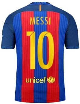 Messi #10 Club &amp; International Kits Adult "Jersey &amp; Short" (M, Club 2016/2017 Home Jersey (FAN Version))