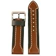 Watch Band Genuine Leather Strap Thick for Sports Watches 20mm