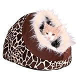 Trixie Minou Cuddly Cave, 35 � 26 � 41 cm, Giraffe Patternby Trixie