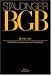 Book J. von Staudingers Kommentar zum Býýrgerlichen Gesetzbuch mit Einfýýhrungsgesetz und Nebengesetzen: 