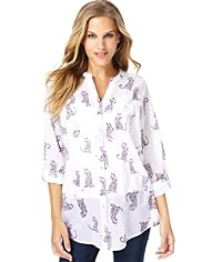 Pure Cotton Cheetah Print Shirt