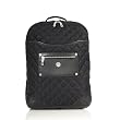 black leather backpack
