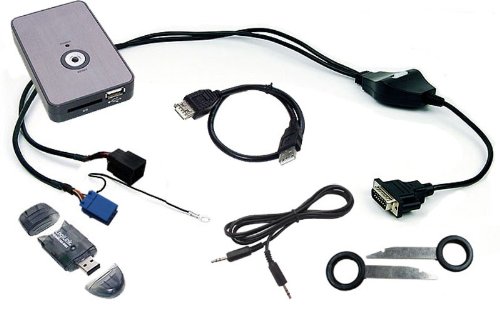 XCarLink V1 USB SD AUX MP3 Wechsler KFZ Auto Radio Music Interface Adapter für Seat, Skoda & VW (Mini-ISO / 8-Pin) mit Alana, Aura, Beta T4 / 5 , Elba, Lena, Highline, Dynamic Navigation, Symphony Kasette / CD, SatCompass, Rhapsody, RNS - MCD, Gamma 5, Premium 4 / 5 (Clarion / Delco), Monsoon, VW Z9Z7 / Z6Z9 (Phaeton, New Beetle), - FULL VERSION mit umfangreichem Zubehör!!!