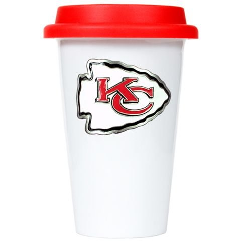 Kansas City Chiefs Travel Coffee Cup With Lid