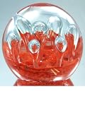 Murano Design Glass Art Bubble Waves Paperweight PW-259