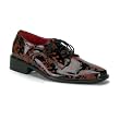 Blood Splatter Mens Shoe Theatre Costumes Shoes Black Red