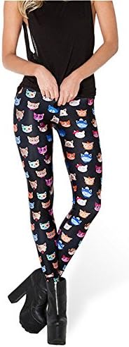 High Quality Cute Cats Women Digital Print Leggings Stretchy Tight Pants New