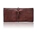 Wallets for Women Genuine Leather Card Organizer Dip Dye Coin Purse Ladies Ultrathin Wallets(879,Coffee)
