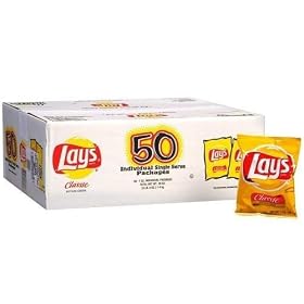 Lays Classic Potato Chips - 50/1 oz.