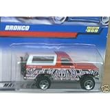Mattel Hot Wheels 1998 1:64 Scale Red Ford Bronco Die Cast Truck Collector #859 by Mattel
