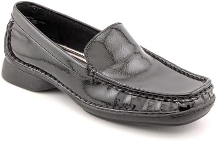 Anne Klein AK Manny Womens Moc Patent Leather Loafers Shoes