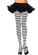 Plus Size Queen Opaque Stripe Tights in Various Colors 1x/2x 3x/4x