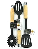 IMAGE OF 96 Packs of Wood handle kitchen utensils