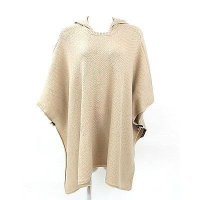(フォクシー) FOXEY ベージュニットポンチョ F 中古