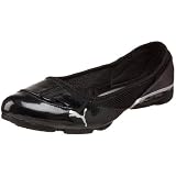 PUMA Women's Saba Patent Ballet Flat