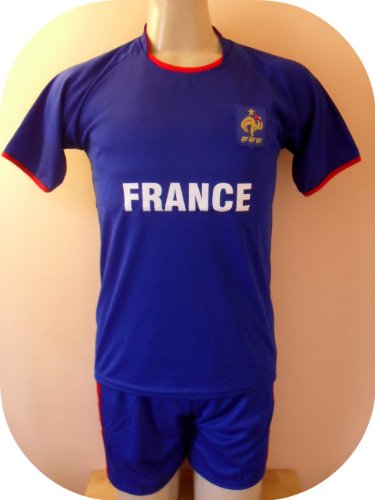 FRANCE SOCCER KIDS SETS JERSEY & SHORT SIZES 14 .NEW FRANCE SOCCER KIDS SETS JERSEY & SHORT SIZES 14 .NEW