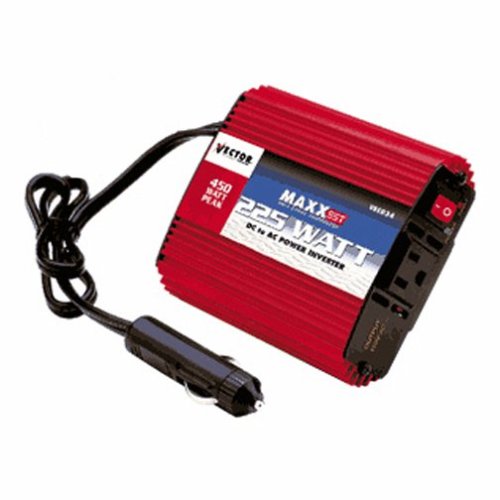 Discount Vector VEC034B 225 Watt D/C To A/C Power Inverter With Power Level Meter Discount Vector VEC034B 225 Watt D/C To A/C Power Inverter With Power Level Meter