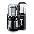Siemens TC86503 Kaffeemaschine / 1100 Watt / 8-12 Tassen / Edelstahl-Thermokane / schwarz