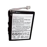 HQRP Replacement Kit for Apple iPod Mini : EC003 Internal Battery 850mAh + 2x (Two) Special Screwdrivers and Installation Manual