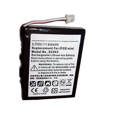 Electronics: Replacement Kit for Apple iPod Mini . EC003 Internal Battery 850mAh + 2x  Two  Special Screwdrivers and Installation Manual