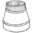 Imperial Mfg Group GV1417 Galvanized Reducer