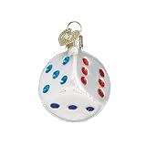 Old World Christmas Dice Glass Blown Ornament