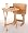 Rectangle 5-Piece Wooden TV Trays/Tables, Beechwood