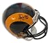 Autographed Marshall Faulk St. Louis Rams Throwback Yellow Horn Mini Helmet