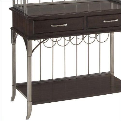 Home Style 5052-615 Bordeaux Baker's Rack, Espresso Finish