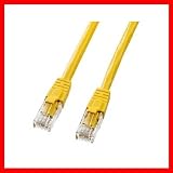 カテゴリ6UTP単線ケーブル(4m・イエロー) ×5本セット KB-T6L-04Y