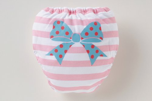 (チャックル) chuckle *Candy*キューティーりぼん4層吊り式トレーニングパンツ ピンク 90cm C6613-90-20
