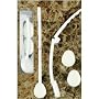 Spa self-tanner medication body LOTION APPLICATOR long handle brush New