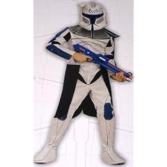 Star Wars Clone Trooper Captain Rex Kost�m Kinder Kinderkost�m 8-10 Jahre