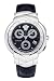 Versace Atelier Gents Stainless Steel Quartz Chronograph Wrist Watch with Black Dial Upon Black Strap