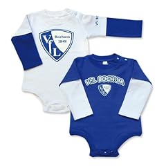 VfL Bochum Jungen Doppelpack Baby Langarmbodys