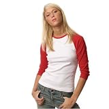 Jr. 3/4 Sleeve Raglan Baby Rib 1x1 T