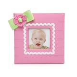 Mud Pie Baby Little Sprout Square Pink Ribbon... by Mud Pie
