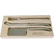 Stainless Steel Laguiole Verdier Heavy Duty Boxed Cheese Set