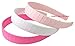 HipGirl Girls/Women Grosgrain Ribbon or Satin Fabric Wrapped Headbands (Ship From USA-9pc 1